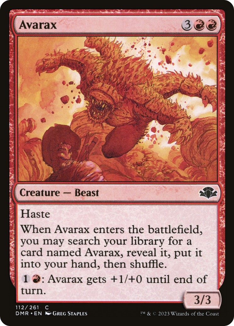 Avarax (DMR-112) [Dominaria Remastered] Foil