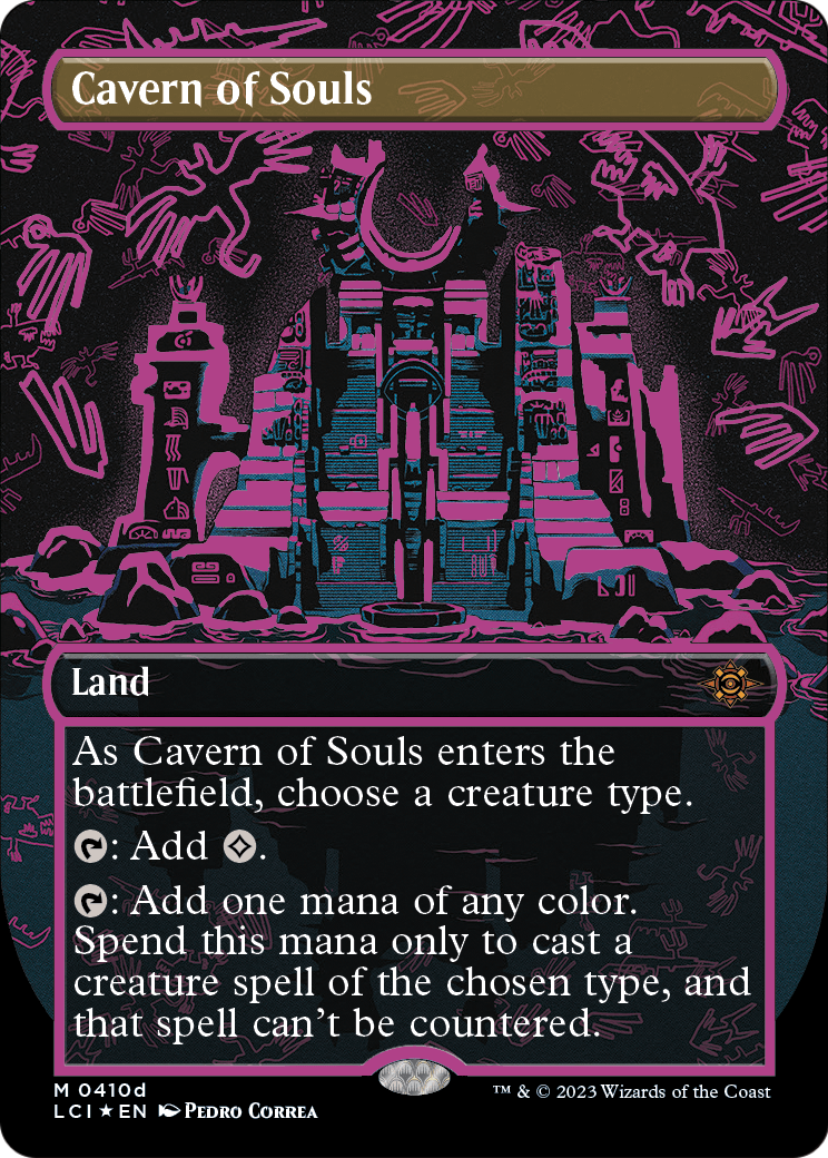 Cavern of Souls (LCI-410D) (Borderless) [The Lost Caverns of Ixalan] Foil