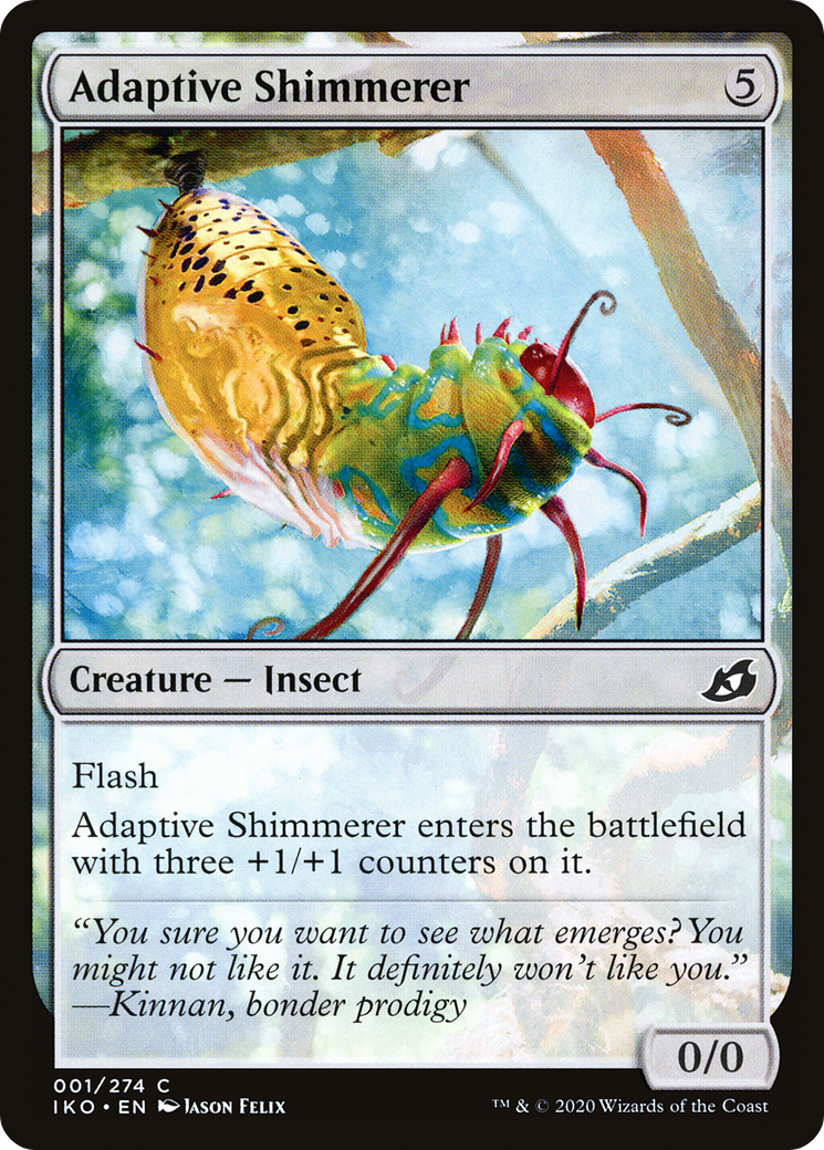 Adaptive Shimmerer (IKO-001) [Ikoria: Lair of Behemoths] Foil