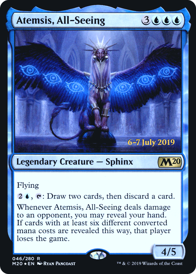 Atemsis, All-Seeing (PRE-46S) [Core Set 2020 Promos] Foil