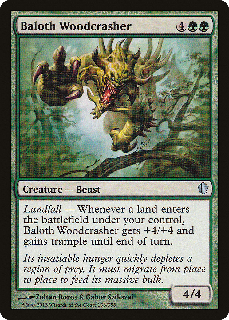 Baloth Woodcrasher (C13-136) [Commander 2013]