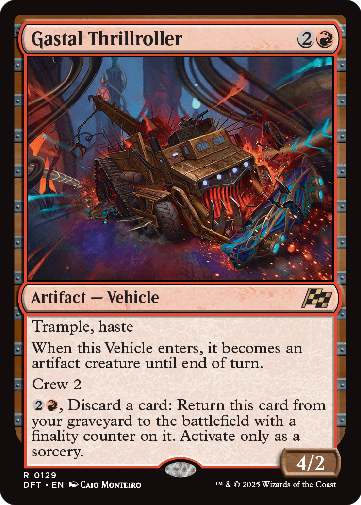 Gastal Thrillroller (DFT-129) [Aetherdrift] Foil