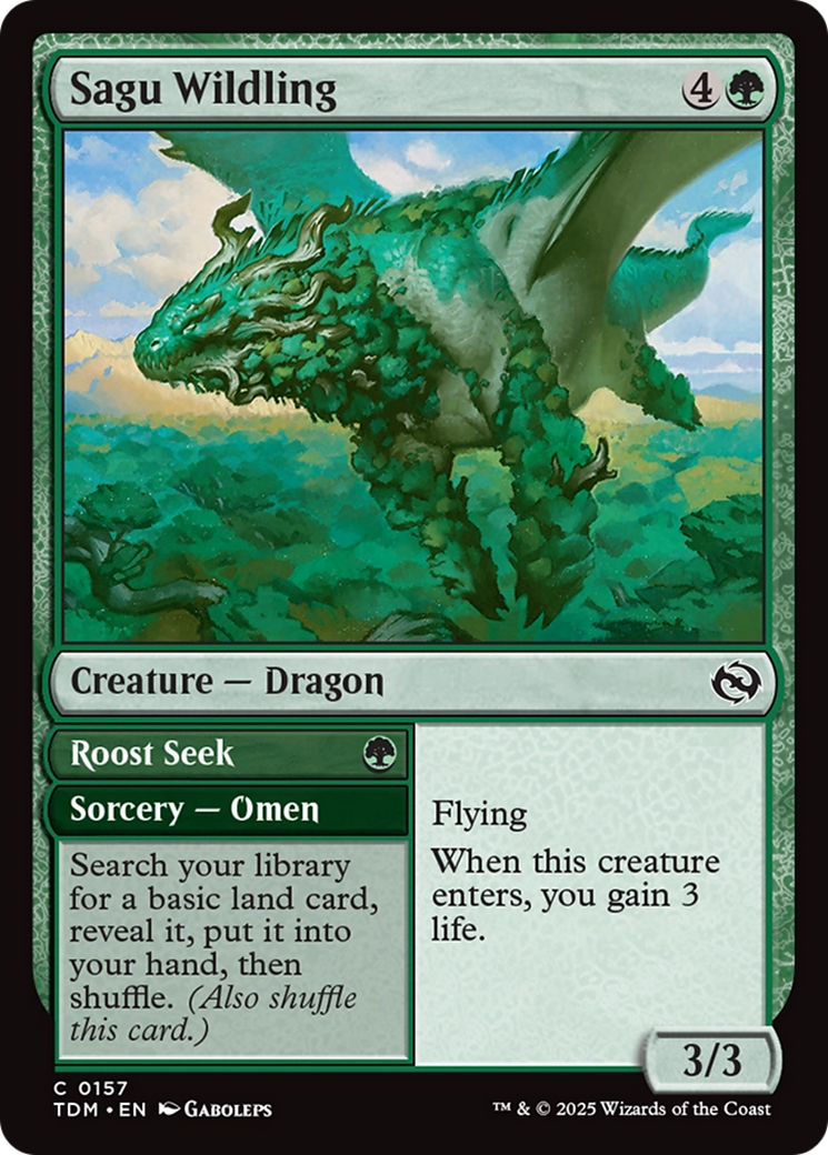 Sagu Wildling (TDM-157) [Tarkir: Dragonstorm]