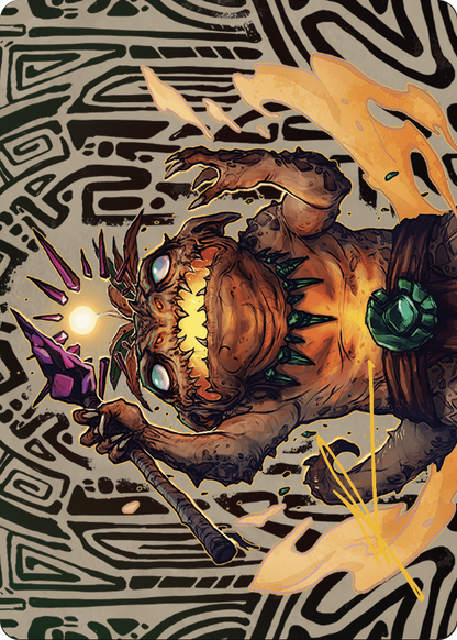 Zoyowa Lava-Tongue // Zoyowa Lava-Tongue (ALCI-054) (Borderless) [The Lost Caverns of Ixalan Art Series] Foil