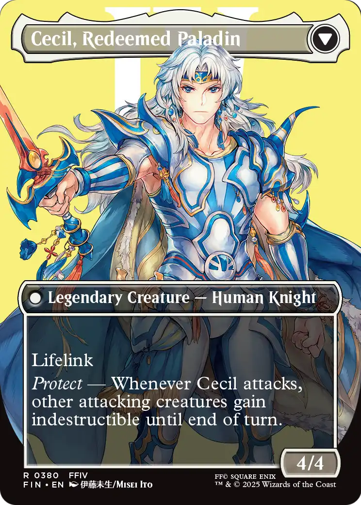 Cecil, Dark Knight (Borderless) (FIN-380) [FINAL FANTASY]