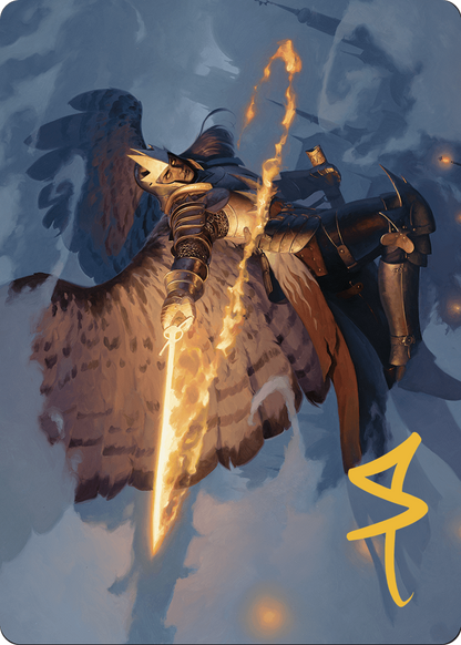 Aurelia's Vindicator // Aurelia's Vindicator (AMKM-001) (Borderless) [Murders at Karlov Manor Art Series] Foil