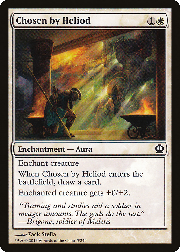 Chosen by Heliod (THS-005) [Theros] Foil