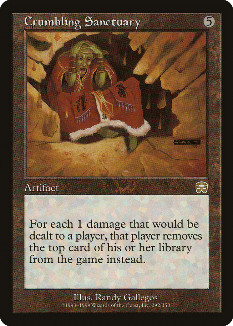 Crumbling Sanctuary (MMQ-292) [Mercadian Masques] Foil