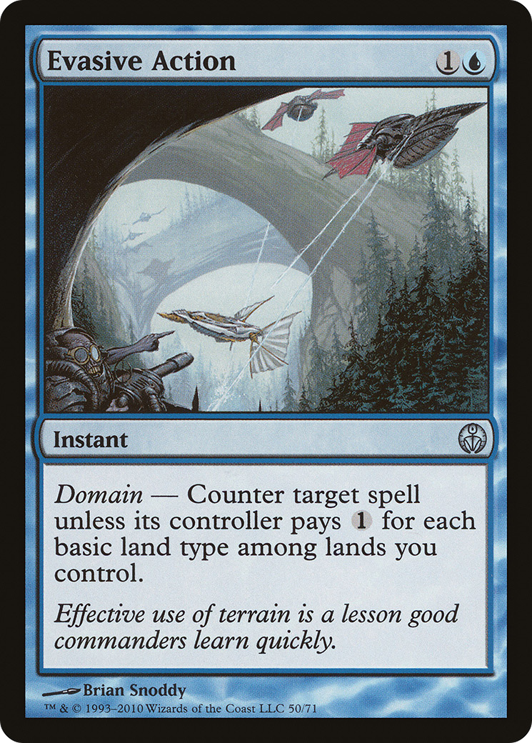 Evasive Action (DDE-050) [Duel Decks: Phyrexia vs. the Coalition]