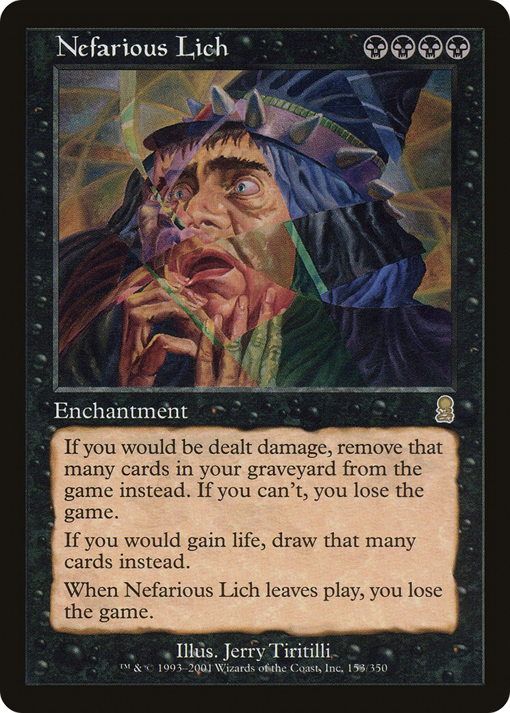 Nefarious Lich (ODY-153) [Odyssey]