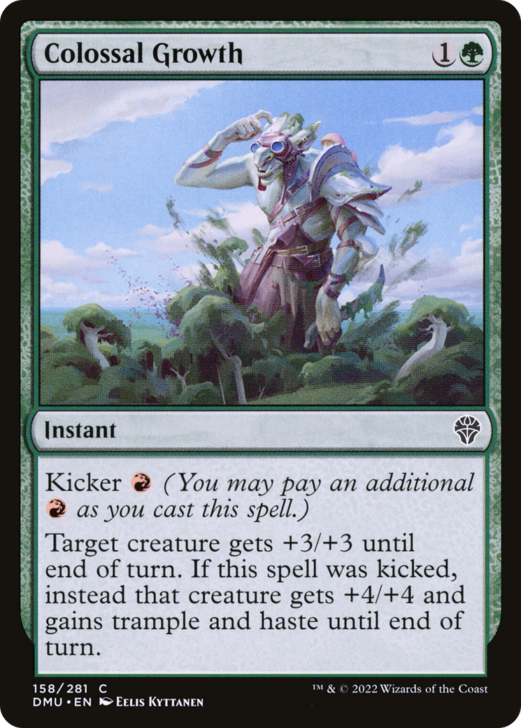 Colossal Growth (DMU-158) [Dominaria United] Foil