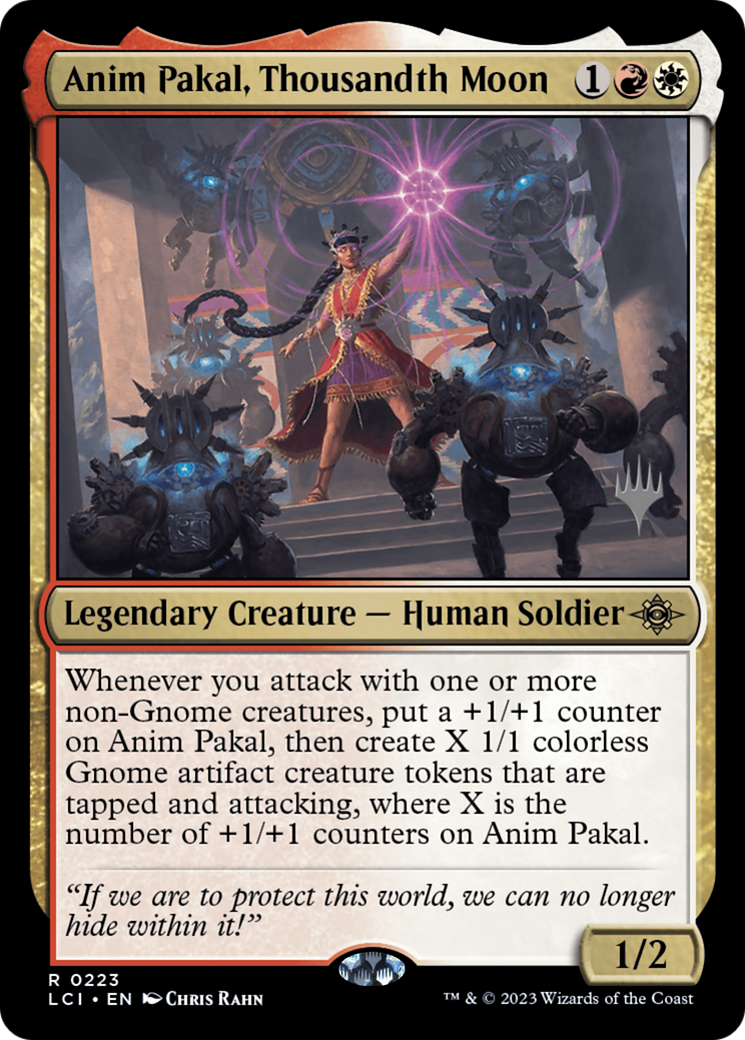 Anim Pakal, Thousandth Moon (PPLCI-223) [Promo Pack: The Lost Caverns of Ixalan Promos] Foil