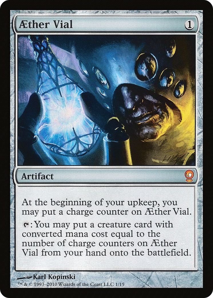 Aether Vial [From the Vault: Relics] Foil