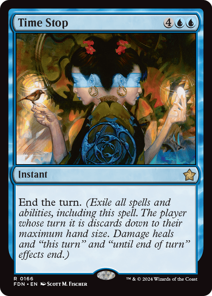 Time Stop (FDN-166) [Foundations] Foil