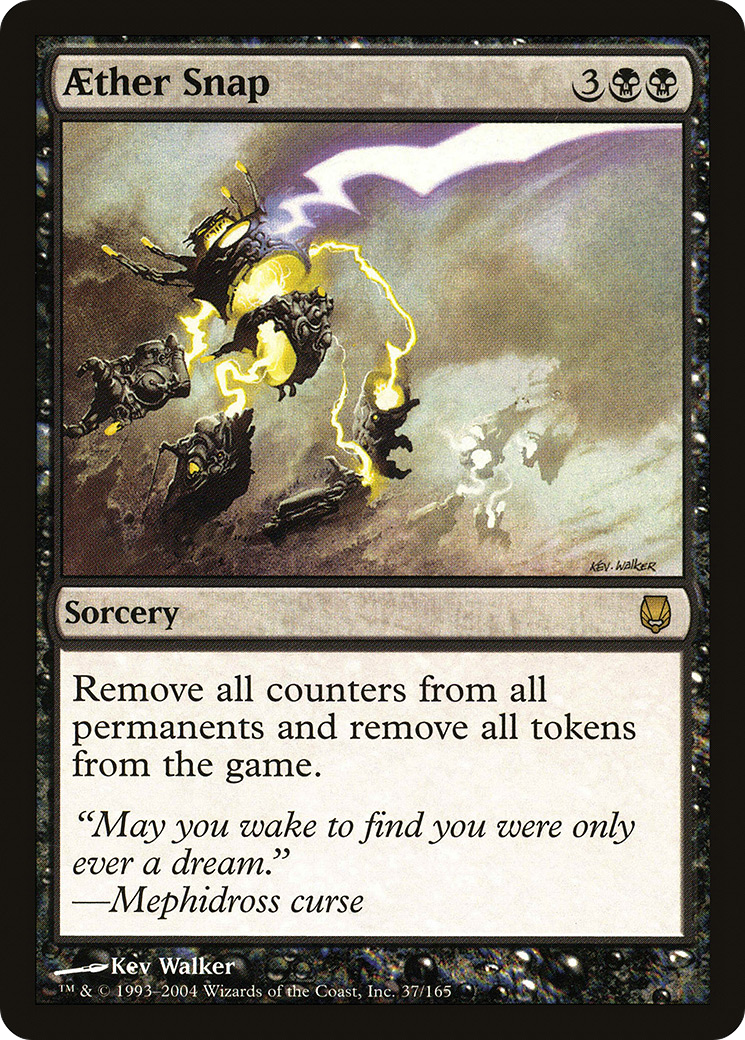 Aether Snap (DST-037) [Darksteel] Foil
