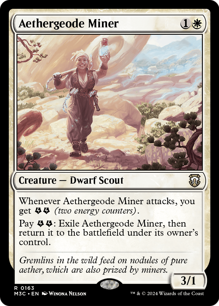 Aethergeode Miner (M3C-163) [Modern Horizons 3 Commander]