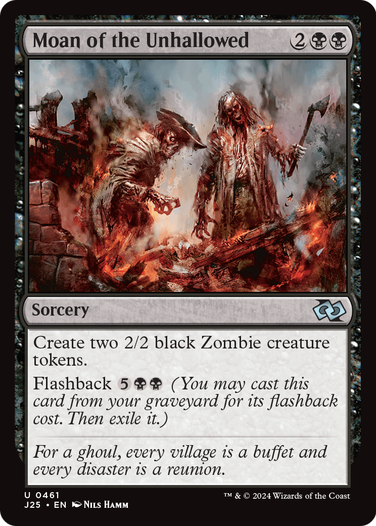 Moan of the Unhallowed (J25-461) [Foundations Jumpstart]