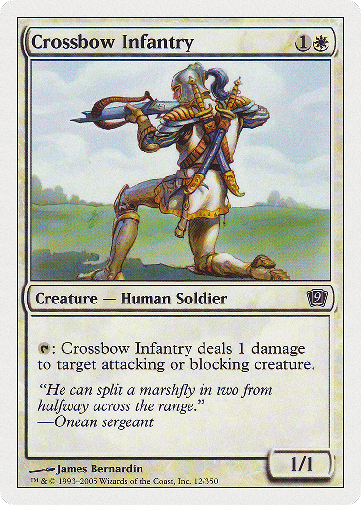 Crossbow Infantry (9ED-012) [9th Edition]