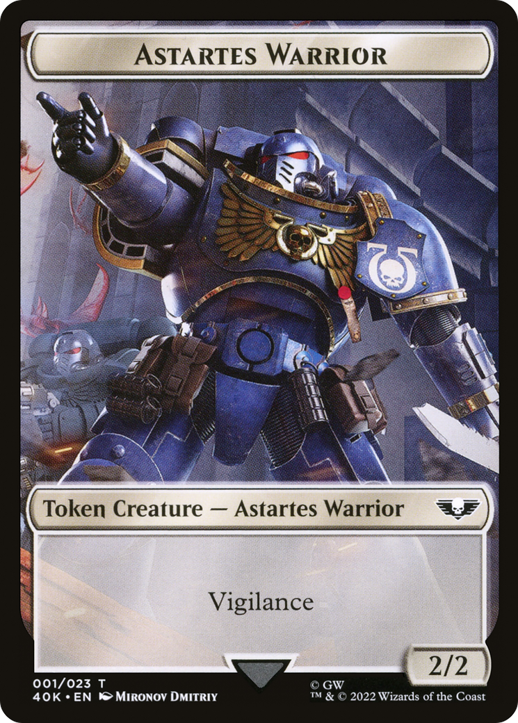 Astartes Warrior (T40K-001) [Warhammer 40,000 Tokens]