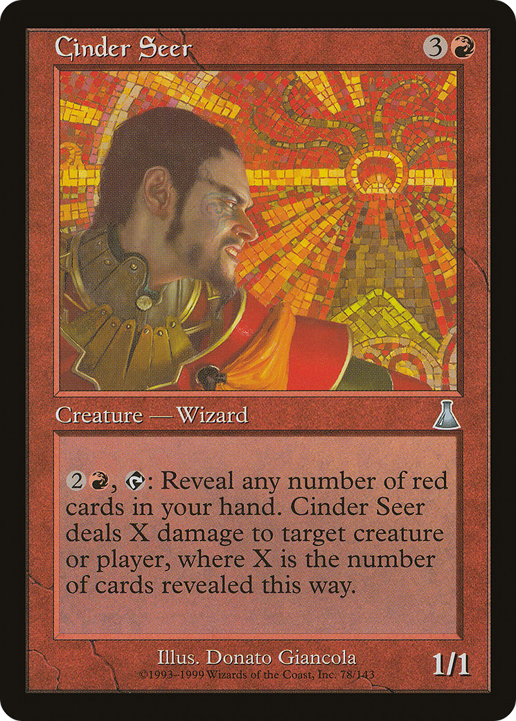 Cinder Seer (UDS-078) [Urza's Destiny]