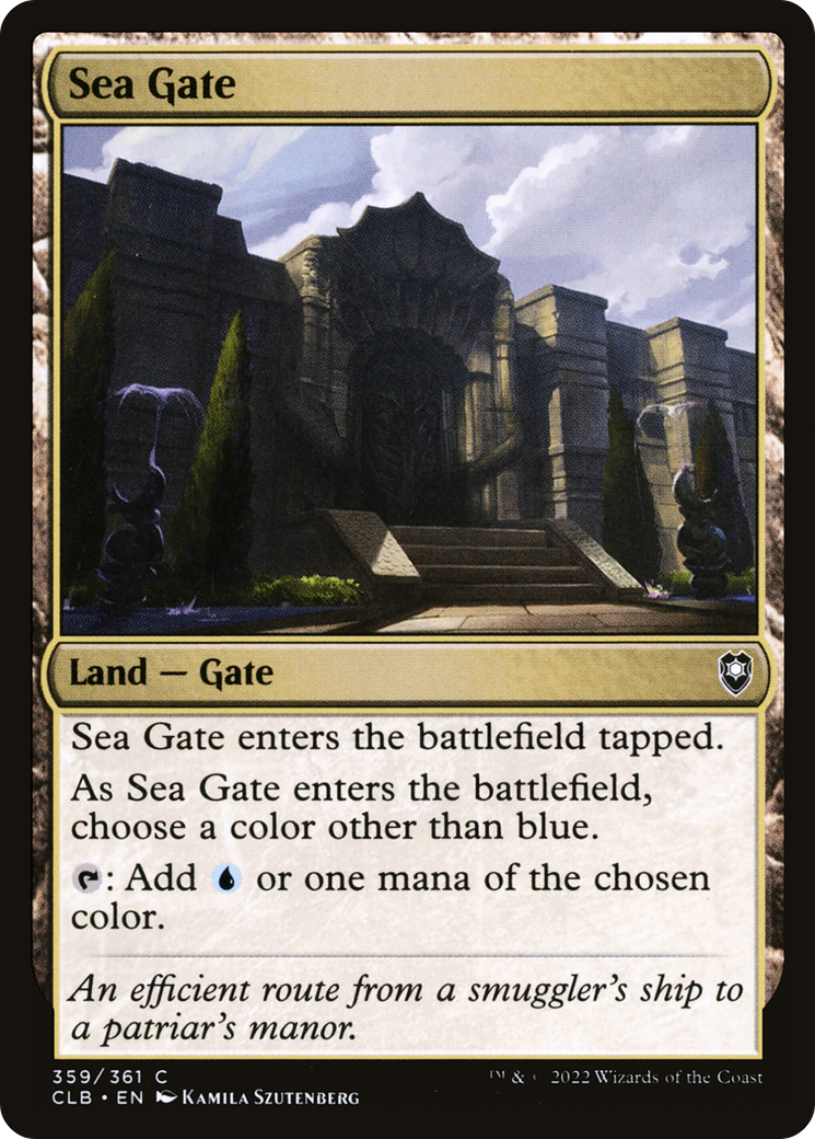 Sea Gate (CLB-359) [Commander Legends: Battle for Baldur's Gate]