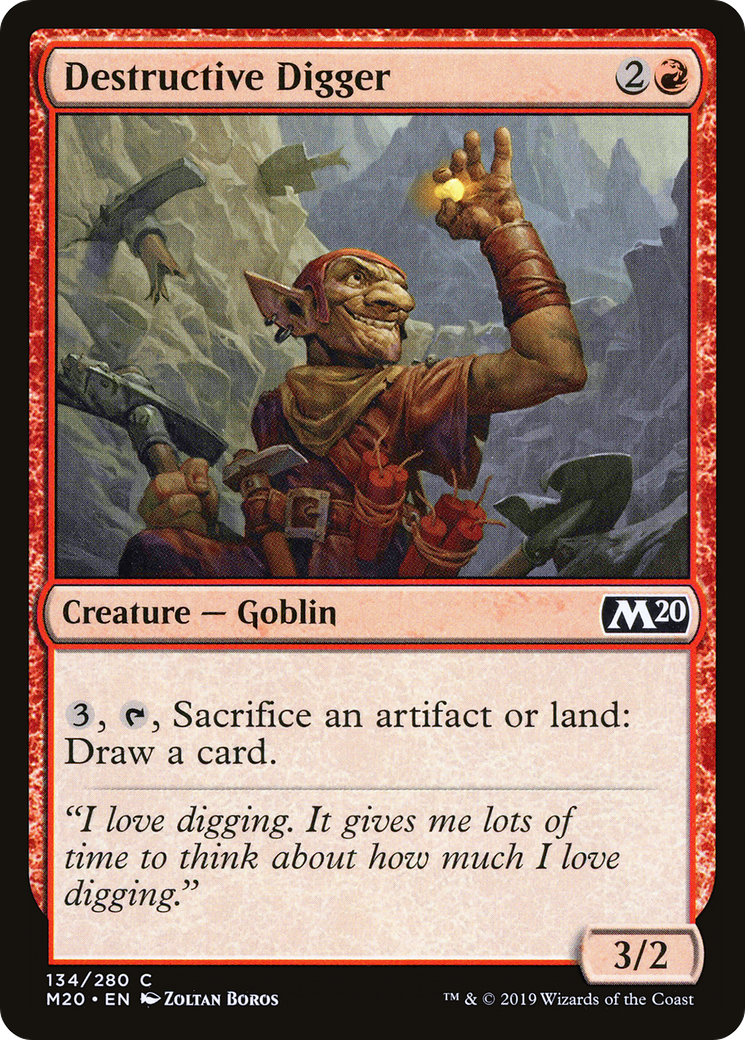 Destructive Digger (M20-134) [Core Set 2020]