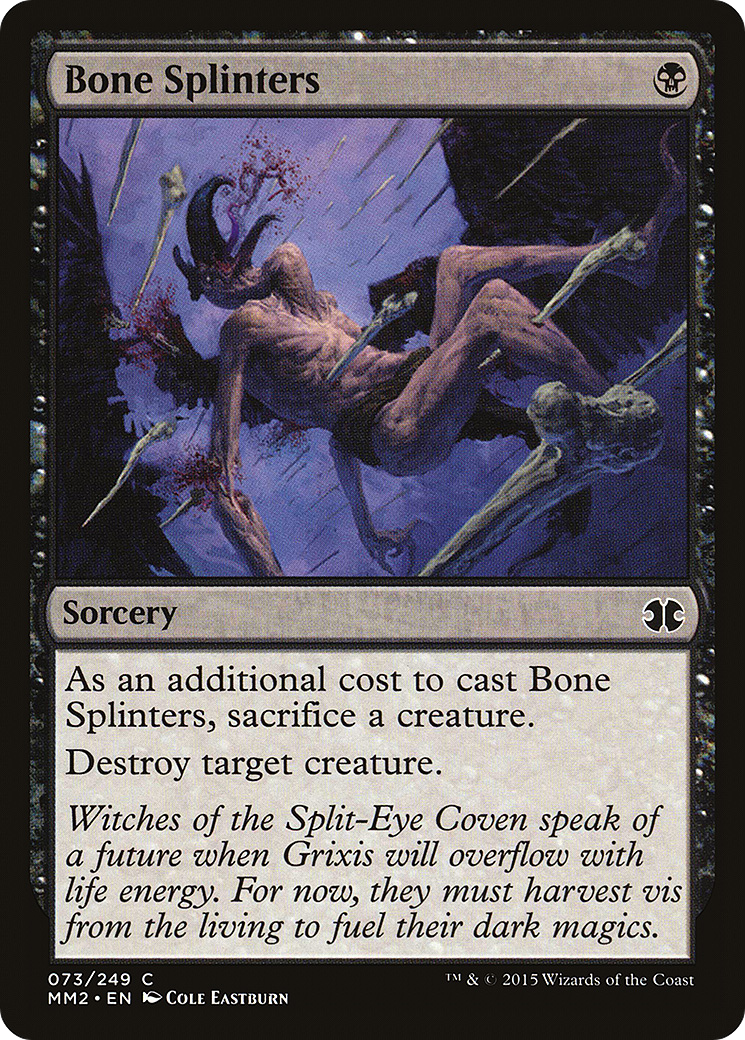 Bone Splinters (MM2-073) [Modern Masters 2015]