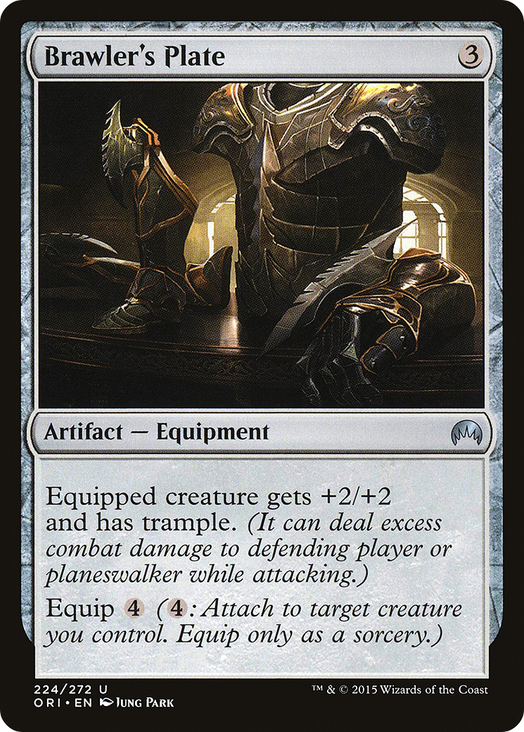 Brawler's Plate (ORI-224) [Magic Origins] Foil