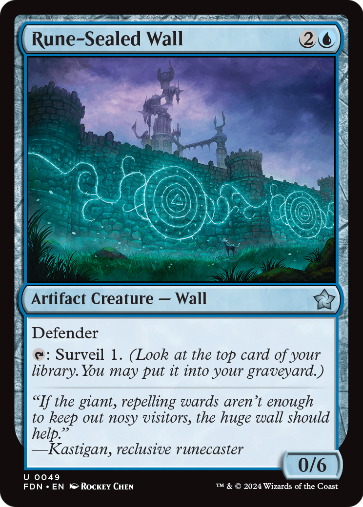 Rune-Sealed Wall (FDN-049) [Foundations]