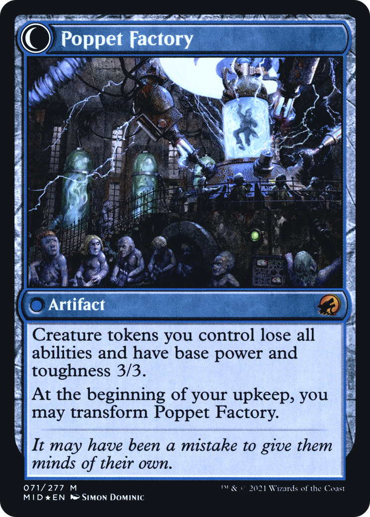Poppet Stitcher (PRE-71S) [Innistrad: Midnight Hunt Promos] Foil