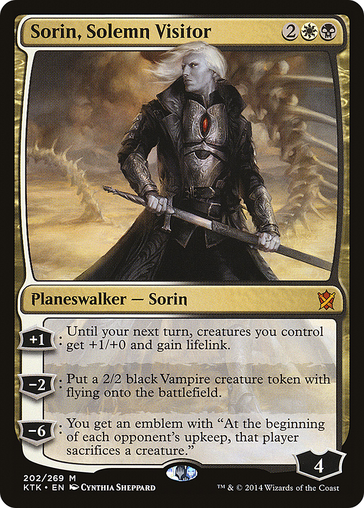 Sorin, Solemn Visitor (KTK-202) [Khans of Tarkir]