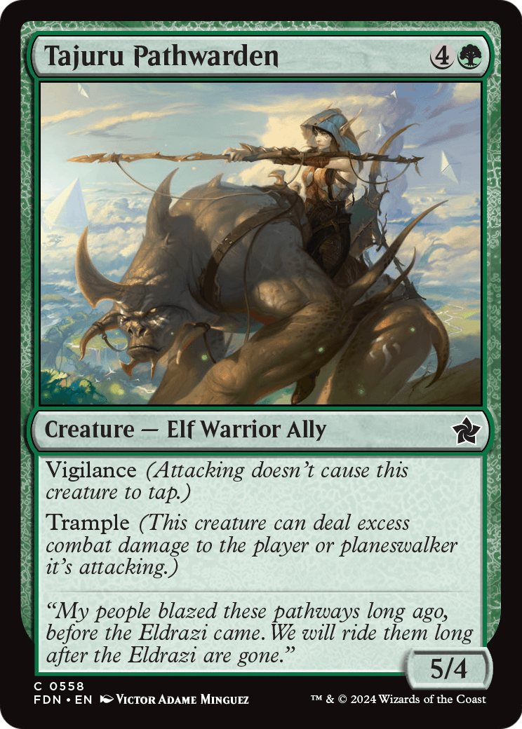 Tajuru Pathwarden (FDN-558) [Foundations]