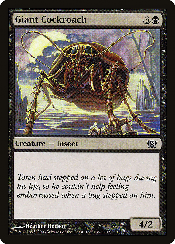 Giant Cockroach (8ED-135) [8th Edition]