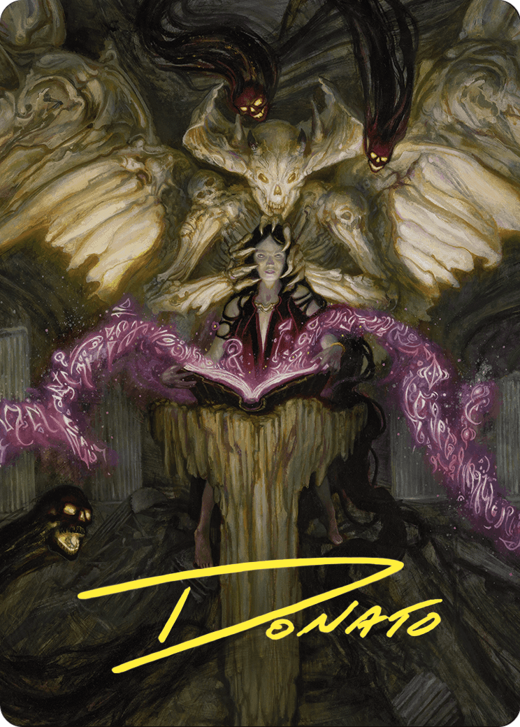 Demonic Tutor // Demonic Tutor (ACMM-064) (Borderless) [Commander Masters Art Series] Foil