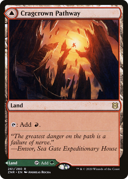 Cragcrown Pathway (ZNR-261) [Zendikar Rising] Foil