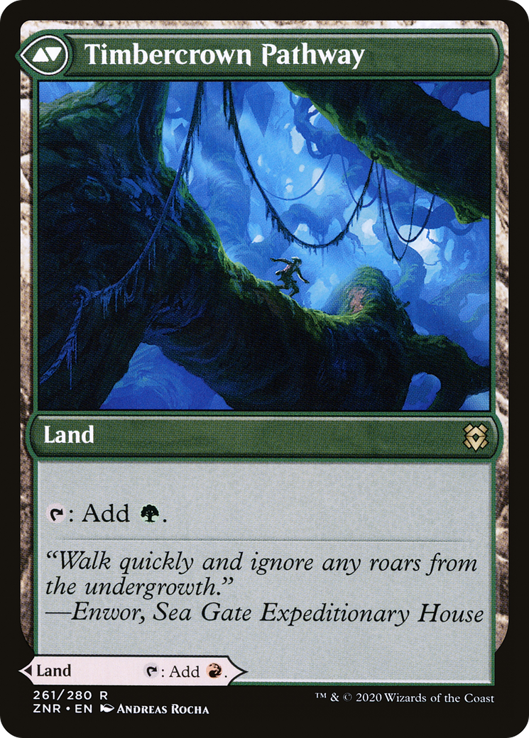 Cragcrown Pathway (ZNR-261) [Zendikar Rising] Foil