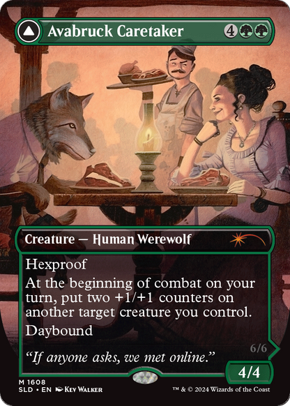 Avabruck Caretaker (SLD-1608) (Borderless) [Secret Lair Drop]