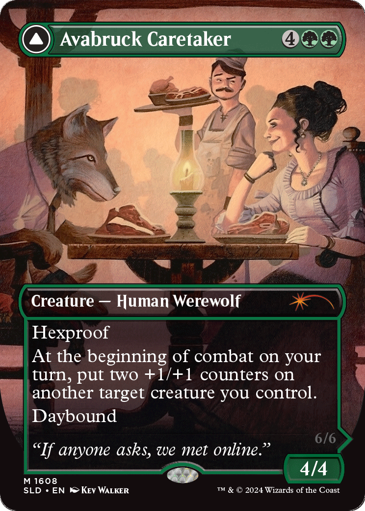 Avabruck Caretaker (SLD-1608) (Borderless) [Secret Lair Drop] Foil
