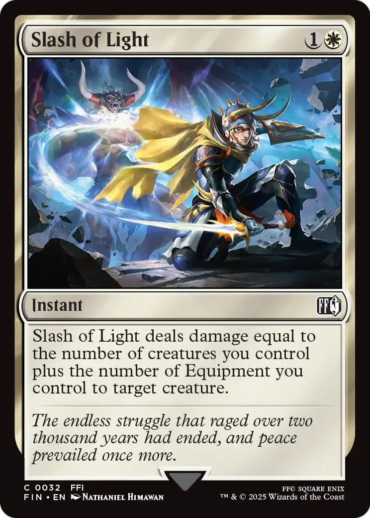 Slash of Light (FIN-032) [FINAL FANTASY] Foil