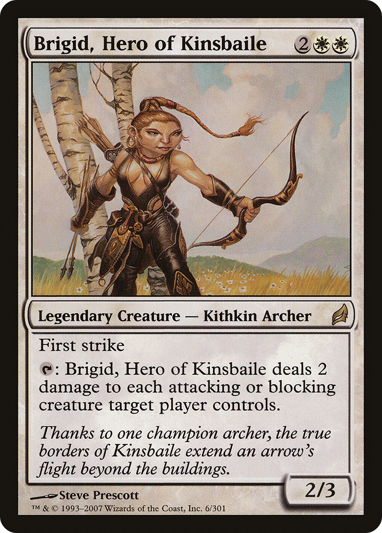 Brigid, Hero of Kinsbaile (LRW-006) [Lorwyn] Foil