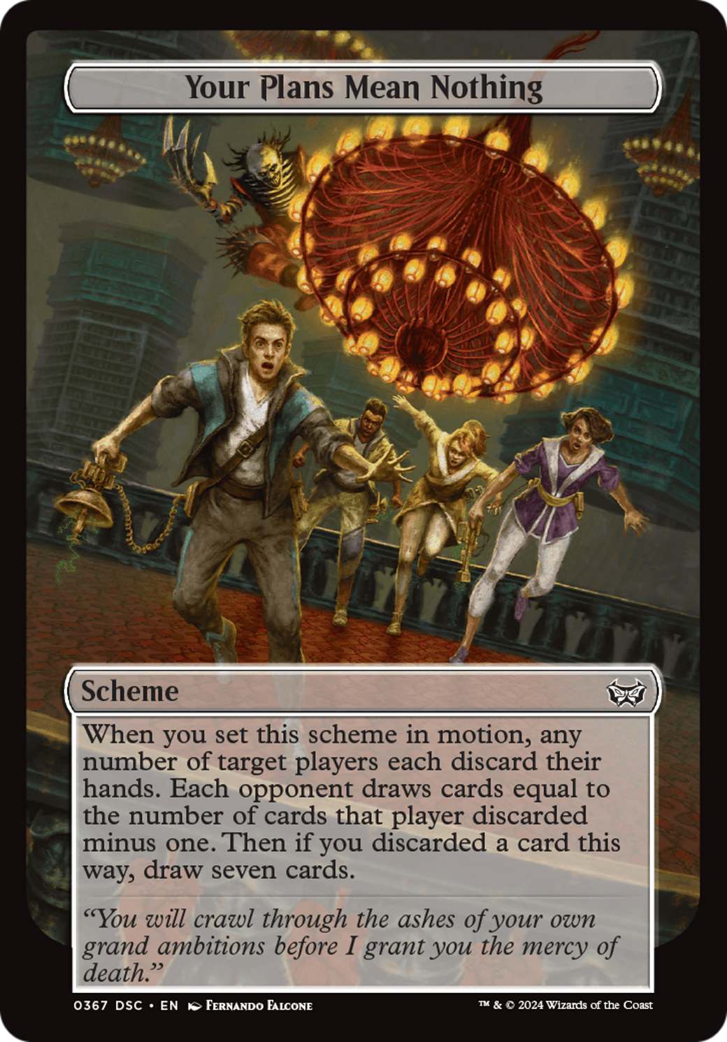 Your Plans Mean Nothing (Full Art) (A:DSC-367) [Duskmourn: House of Horror Commander]
