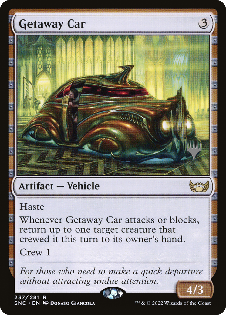 Getaway Car (PPSNC-237) [Promo Pack: Streets of New Capenna Promos] Foil