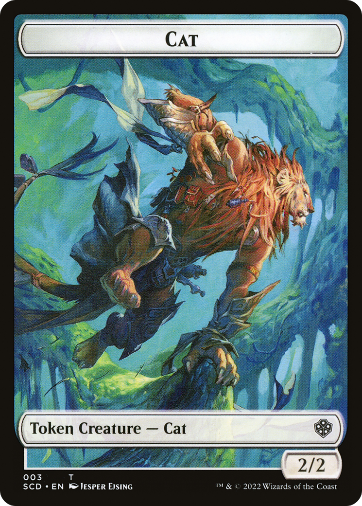 Cat (TSCD-003) [Starter Commander Deck Tokens] Foil