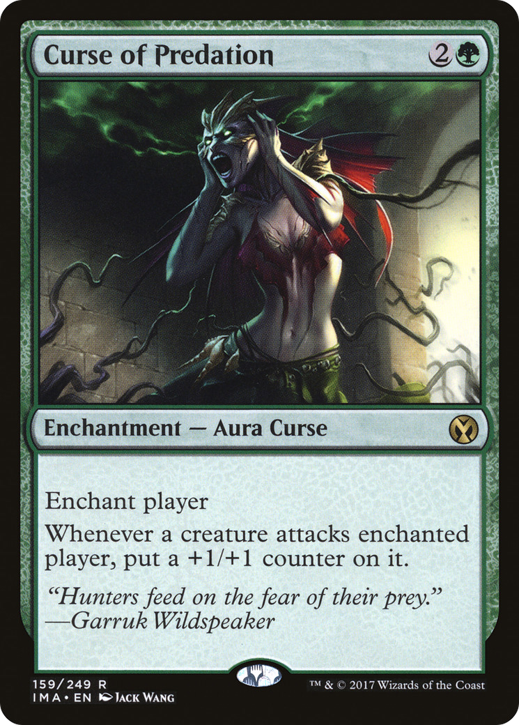 Curse of Predation (IMA-159) [Iconic Masters]