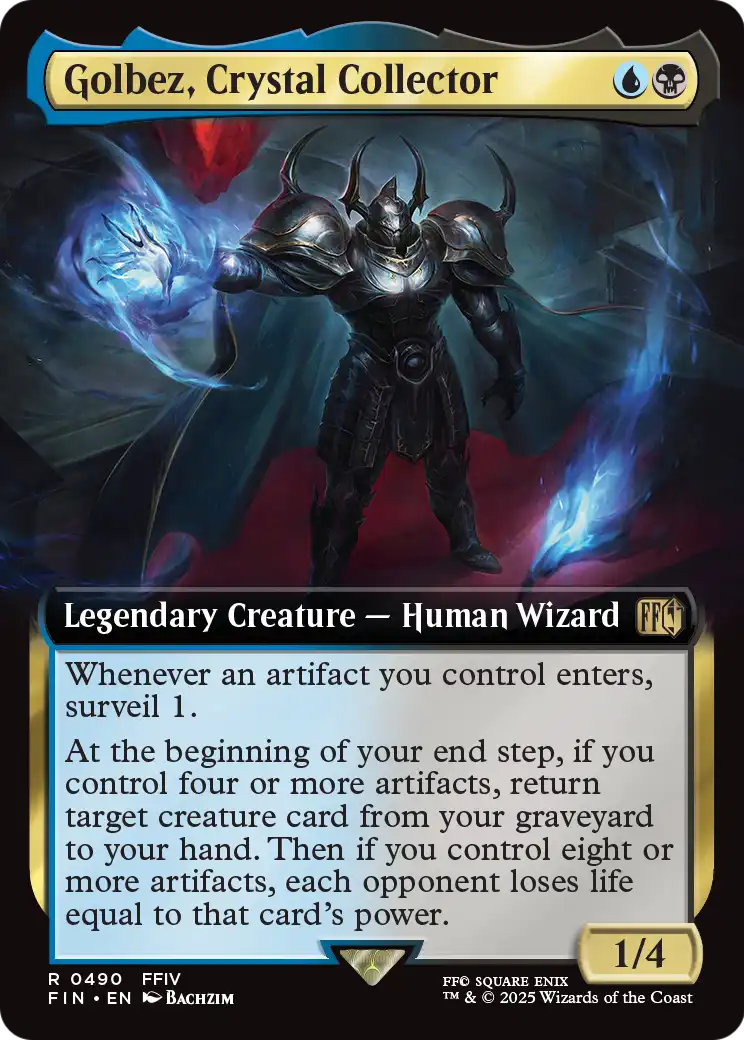 Golbez, Crystal Collector (Extended Art) (FIN-490) [FINAL FANTASY] Foil