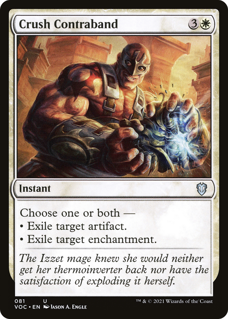 Crush Contraband (VOC-081) [Crimson Vow Commander]