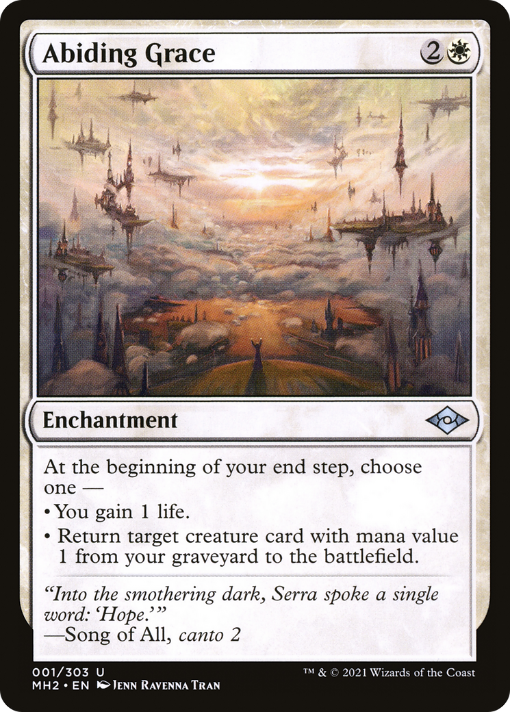 Abiding Grace (MH2-001) [Modern Horizons 2] Foil