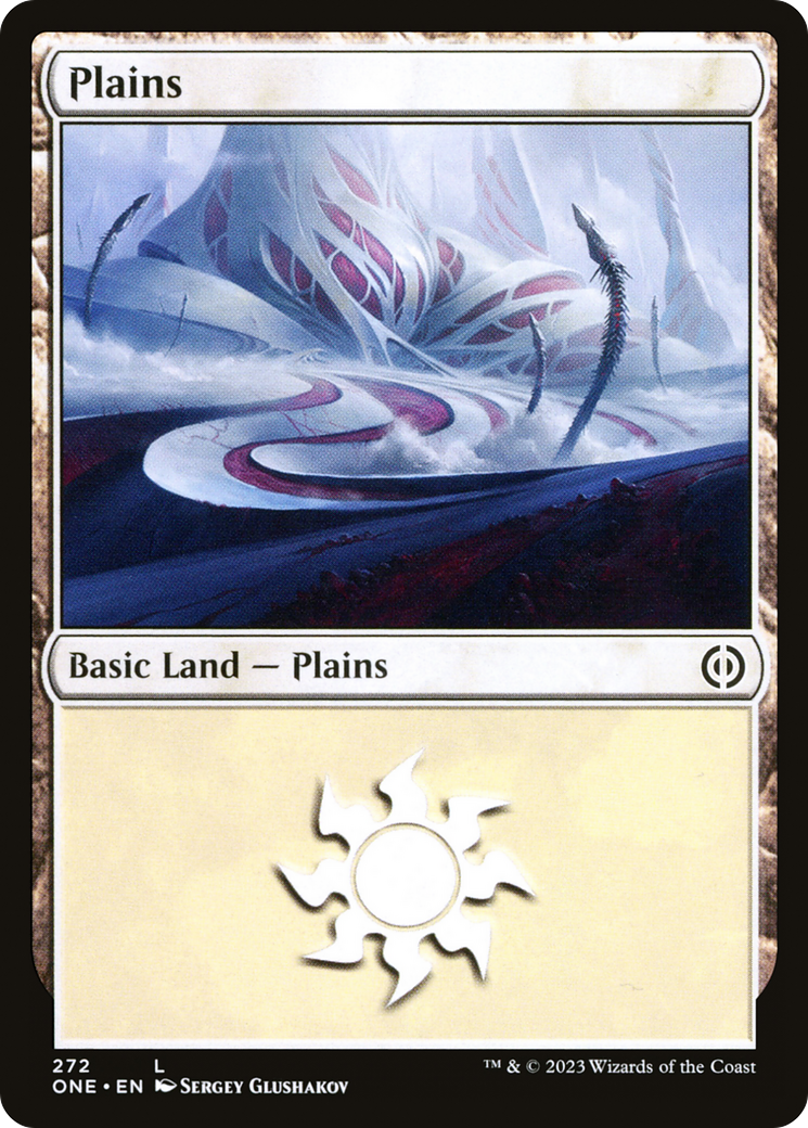 Plains (ONE-272) [Phyrexia: All Will Be One] Foil