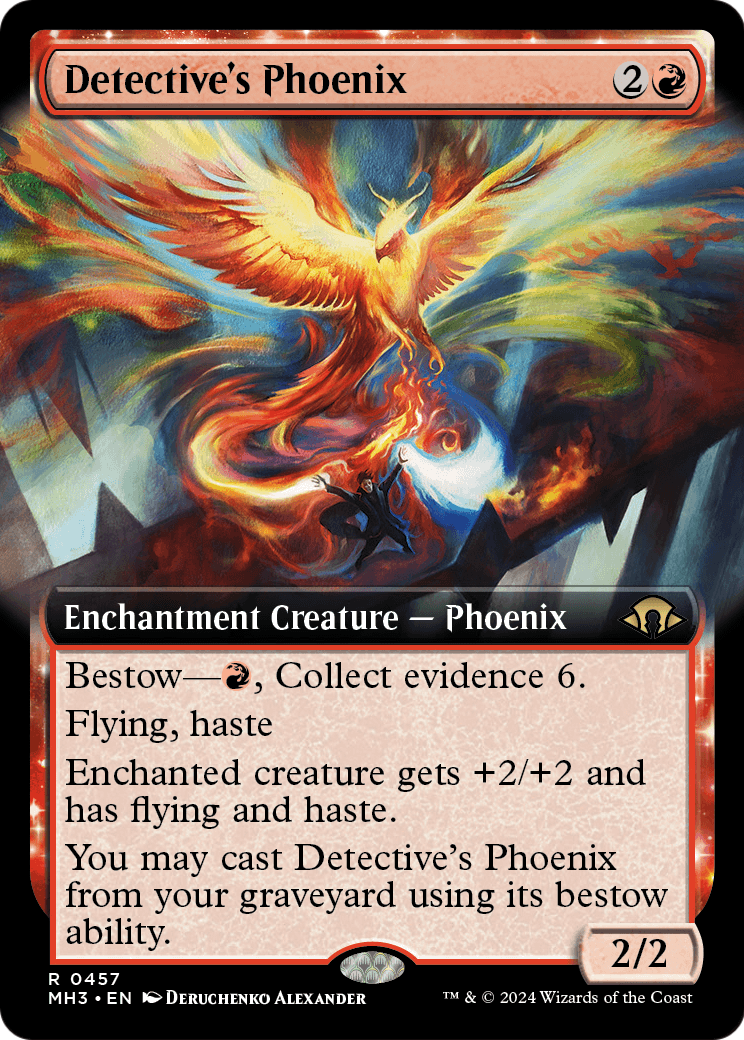Detective's Phoenix (Extended Art) (MH3-457) [Modern Horizons 3]