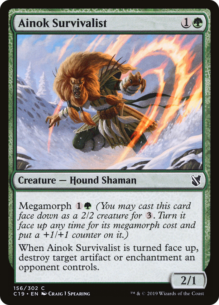 Ainok Survivalist (C19-156) [Commander 2019]